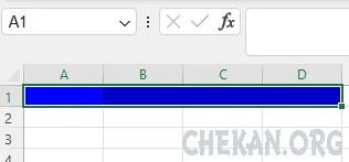 رنگ پس زمینه سلول در اکسل- رنگ قلم سلول در اکسل  با روش HSL- Fill Color in excel HSL METHODE