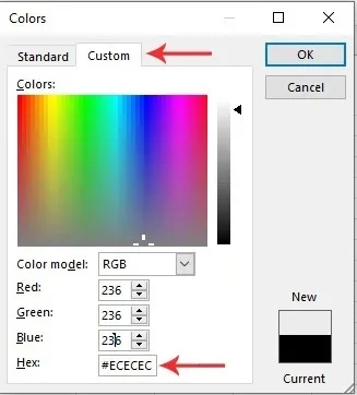 رنگ پس زمینه سلول در اکسل- رنگ قلم سلول در اکسل  با روش هگز(Hex)- Fill Color in excel HEX METHODE