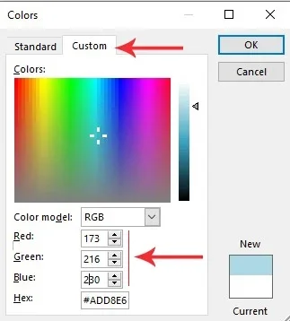 رنگ پس زمینه سلول در اکسل- رنگ قلم سلول در اکسل با روش RGB-Fill Color in excel RGB METHODE