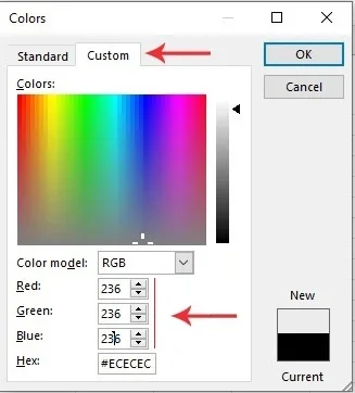 رنگ پس زمینه سلول در اکسل- رنگ قلم سلول در اکسل با روش RGB- Font Color in excel RGB METHODE 